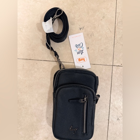 lug Other - Lug RDIF Black Crossbody Wallet